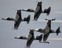 N134EM @ LAL - Black Diamond Jet Team