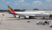 HL7419 @ MIA - Asiana Cargo 747-400F