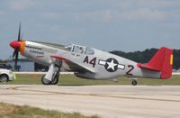 N61429 @ LAL - P-51C Mustang red tail