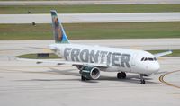 N211FR @ FLL - Frontier Grizwald Grizzly Bear A320