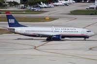 N444US @ FLL - US Airways 737-400