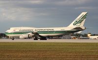 N492EV @ MIA - Evergreen 747-400