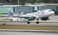 N203FR @ FLL - Frontier A320 Sally the Mustang
