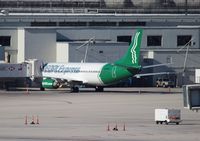 N745VA @ MIA - People Express 737-400 at MIA, company had already folded (again)