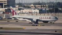 A7-BBG @ MIA - Qatar 777-200LR