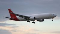 N371CM @ MIA - Ex Qantas 767-300