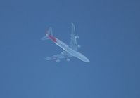 B-2437 - Yangtze River Express 747-400BDSF flying ORD-FRA at 36,000 ft over Michigan