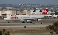 HB-JMO @ LAX - Swiss A340-300