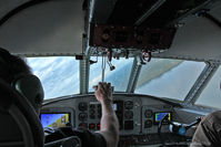 N1954Z @ CXO - Flying over Lake Conroe, Texas preparing for a water landing!