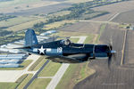 N451FG @ LNC - Photo shoot over Lancaster Airport, TX 
Chuck Gardner - Corsair Pilot
Mark Todd - Photo ship pilot