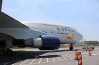 N661US @ ATL - Delta 747-400 at Delta Museum Atlanta