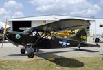 N98629 @ KTIX - Stinson L-5 Sentinel at Space Coast Regional Airport, Titusville (the day after Space Coast Warbird AirShow 2018)