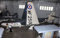 WF259 - Hawker Sea Hawk F.2 at the National Museum of Flight