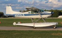 N955LS @ KOSH - Cessna A185F