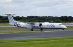 G-ECOB @ EGCC - De Havilland Canada DHC-8-402Q (Dash 8) of flybe at Manchester airport