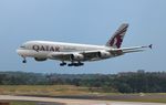 A7-APF @ KATL - Qatar A380
