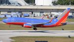 N443WN @ KFLL - SWA 737 canyon blue zx PIT-FLL - by Florida Metal