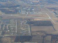 Dayton-wright Brothers Airport (MGY) - Looking west from 5500' - by Bob Simmermon