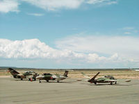 Santa Fe Municipal Airport (SAF) - Jet Warbird Training Center aircraft on the ramp at Santa Fe Municipal Airport - by Zane Adams