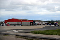 Aberdeen Airport, Aberdeen, Scotland United Kingdom (EGPD) - Part of the Bond Helicopter site at Aberdeen, Scotland EGPD - by Clive Pattle