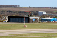 Aberdeen Airport, Aberdeen, Scotland United Kingdom (EGPD) - Aberdeen EGPD - BMI Regional hangar complex - by Clive Pattle